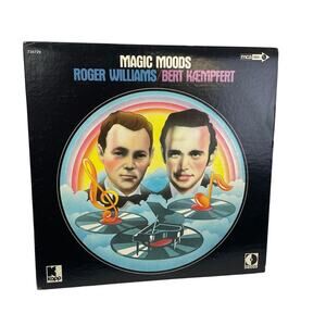 Vintage 1970 Magic Moods Roger Williams Bert Kaempfert LP Vinyl Record
